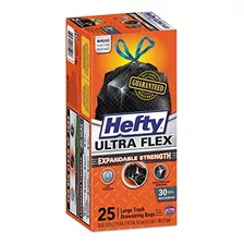 Hefty E80627 Bolsas De Residuos Ultra Flexibles, 30 Galones