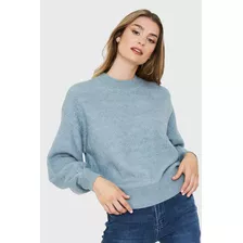 Sweater Básico Soft Menta Nicopoly