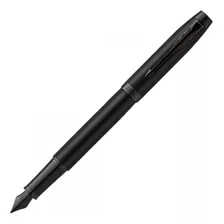 Pluma Estilográfica Parker Im Achromatic - Matt Black Color Del Exterior Negro