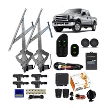 Kit Vidro Eletrico F250 F350 F4000 Dianteira Trava Alarme