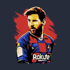 Pintar Por Números Enmarcado Kit Lienzo Messi