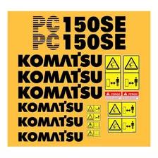 Adesivos Compatível Komatsu Pc 150se Pc150se Completo R432 Cor Padrão