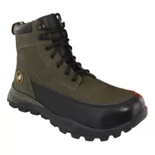 Coturno Couro Nobuck Trekking Original Force Montanha.