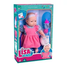 Muñeca Lisa Faz Xixi Bebote C/accesorios - Vamos A Jugar