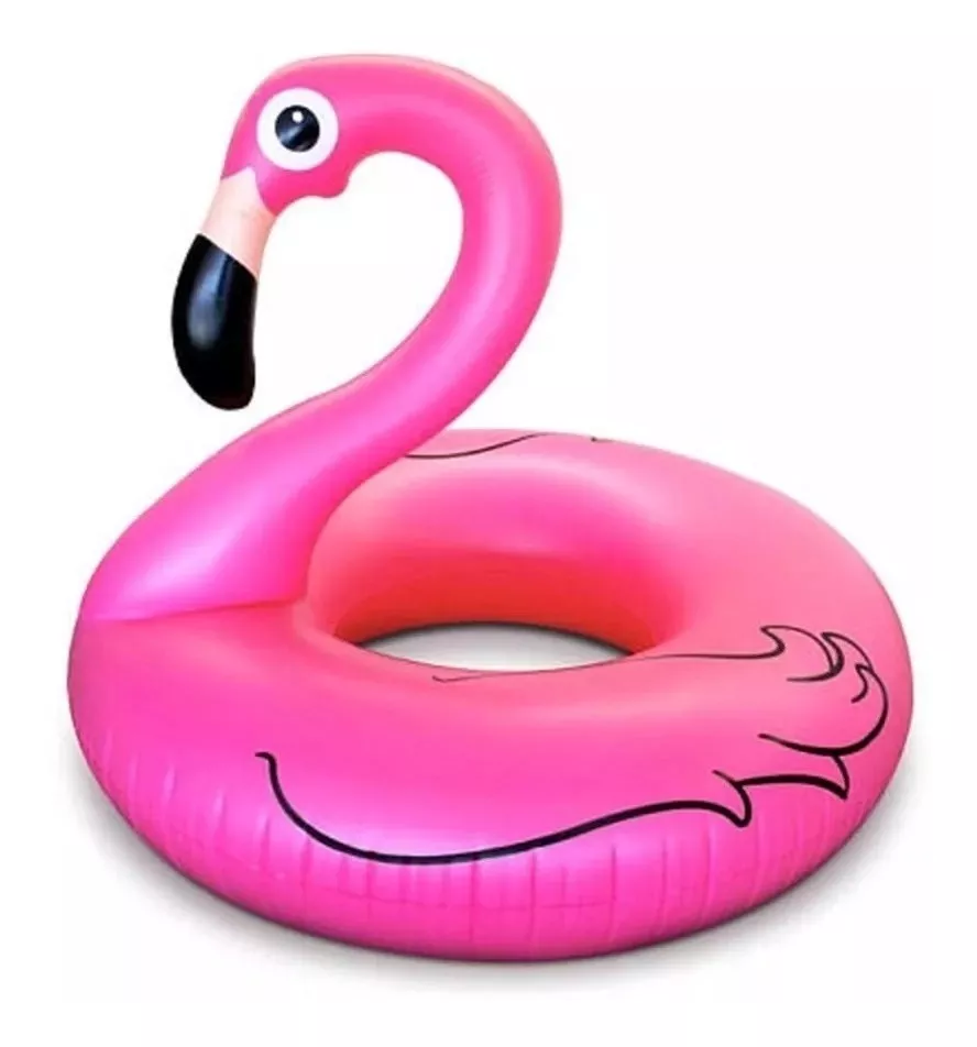 Boia Flamingo Blogueirinha Inflável Praia Piscina 90cm