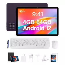 Tablet 4+64gb 10.1'' Equipado Con Teclado Y Ratón