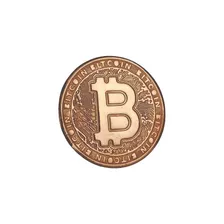 Pataca Cobre Puro Moeda Bitcoin Uma Onça Troy 31,2 Gramas