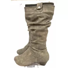 Bota 100% Sintética Marca Marquis N°40 Gris Usado