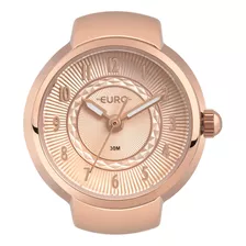Relógio Anel Euro Feminino Unique Rosé - Eu2035yux/4j