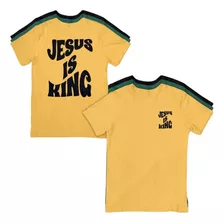 Camisa Cristã Jesus Is King Moda Gospel Masculina E Feminina