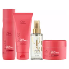 Kit Wella Color Brilliance Completo Trio + Óleo Light 100ml