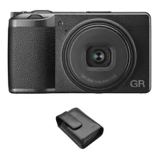 Ricoh Gr Iii Digital Camara Con Gc-9 Sdet Case Kit