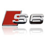 Emblema Audi Sline A6 S6 Rs Baul Logo Cromado Rojo Audi S6