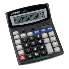 Calculadora De Escritorio Victor 1190 Negro