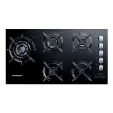 Cooktop 5 Bocas Brastemp Com Quadrichama E Timer Touch - B