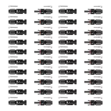 Kit 30 Pares Conector Mc4 Plug Energia Solar Fotovoltaica