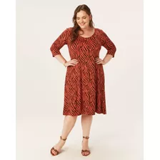 Vestido Curto Plus Size Malwee Wee Ref. 78675