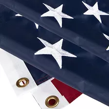 Bandera Estadounidense De Nailon De 6x10 Pies Exteriore...