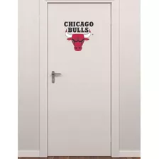 Adesivo Decorativo Porta Quarto Parede Basquete Bulls