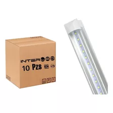 Paq 10 Tubos Led T8 Integrado Luz Blanca 120cm 18w