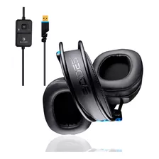 Audifono Gamer Para Pc Sades X-power Plus Negro/azul