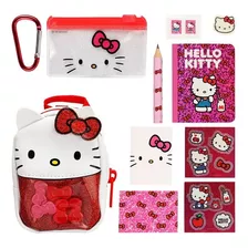 Mini Mochila Real Littles Backpack Hello Kitty Laço Vm