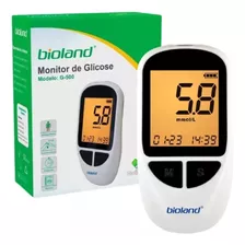 Aparelho Medir Diabetes Gllicose Completo Bioland G-500 