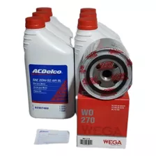 Kit 6 Ac Delco 20w50 Mineral + Filtro Chevrolet Omega Cd 4.1