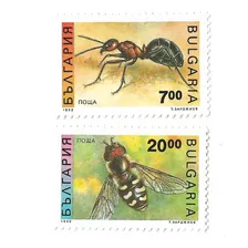 Bulgaria 1993 Hormiga Abeja Serie Mint 3461/2 Valor 24 Euros