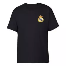 Camiseta Real Madrid Masculina 100% Algodão De Gola Redonda