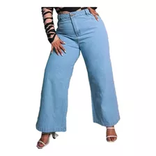 Calça Wide Leg Pantalona Plus Size 46 Ao 58