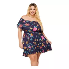 Vestido Feminino Plus Size!! 46 Ao 58!! Tamanhos Grandes!!!