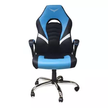 Gaming Naceb Silla Gamer Titan Na-0935a Silla Gamer Ergonómica Azul/negro