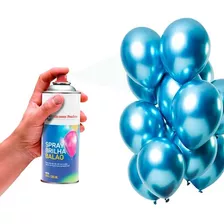 Kit 2 Spray Brilho Para Balões De Látex 300ml Brilho Bexiga
