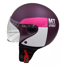 Casco Abierto Con Visor Mt Street Inboard