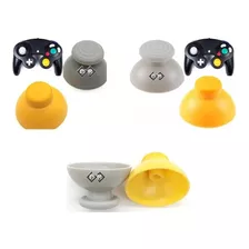 10 Par Palanca Joystick Para Control Game Cube Gris Amarillo