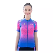 Conjunto Camiseta Bermuda Bike Feminino Curto Forro Elite 