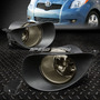 For 09-11 Toyota Yaris Hatchback Smoke Lens Bumper Fog Lig