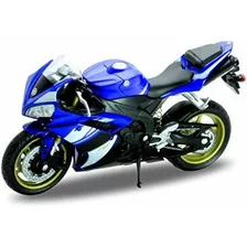 Welly Die Cast Azul De La Motocicleta Yamaha Yzf-r1 2008, 1: