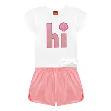 Conjunto Kyly Menina Infantil Blusa + Short