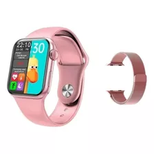 Relógio Smartwatch Hw12 40mm Batimentos Pressão 2 Pulseiras 