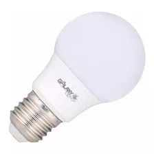 10 Lâmpada Led Bulbo A60 7w 3000k Bivolt 25.000h Galaxy 