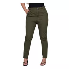 Calça Feminina Clochard Slouchy Mom Detalhe Elástico No Cós