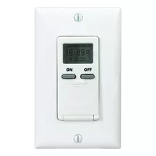 Temporizador Digital Pared Iw505k, 15 Amperios, Blanco