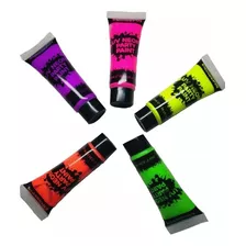 Uv Neon Party Paint Set De 5 - mL a $927