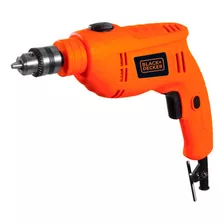 Taladro Percutor 3/8 550w Tb550-b2c Black+decker Color Naranja/negro