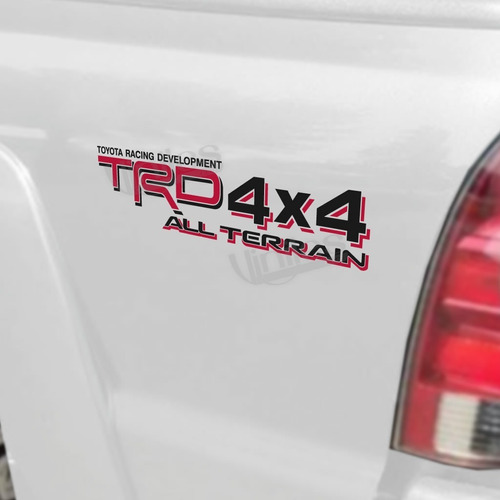 Par De Calcomanias Toyota Trd Stickers Para Tacoma, Tundra Foto 2