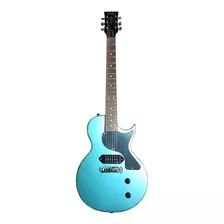 Guitarra Vintage V120ghb Gun Hill Blue Vietnam Nueva