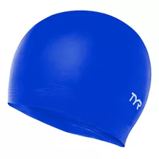 Gorra De Natacion Latex Azul Tyr