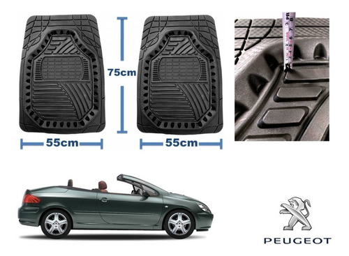Tapetes Premium Black Carbon 3d Peugeot 307 Cc 2003 A 2010 Foto 2